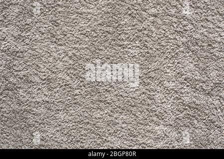 Gray cotton towel texture background Stock Photo