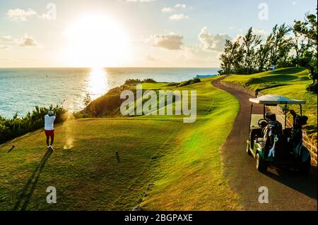 Port Royal Golf Course; Bermuda Stock Photo