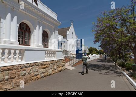 Tulbagh, Western cape, South Africa. 2019. Standard Bank building on the main street in Tulbagh. Stock Photo