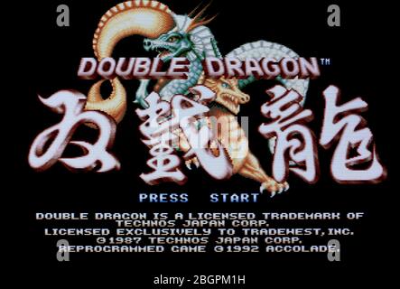 Double Dragon II 2 - Sega Genesis Mega Drive - Editorial use only Stock  Photo - Alamy