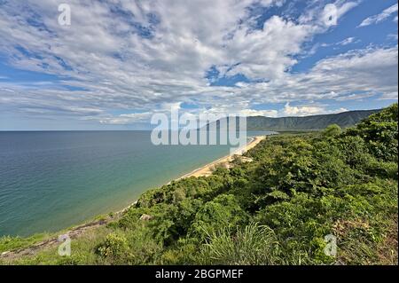 View on the East coast of Australia from Lex lookout Stock Photo