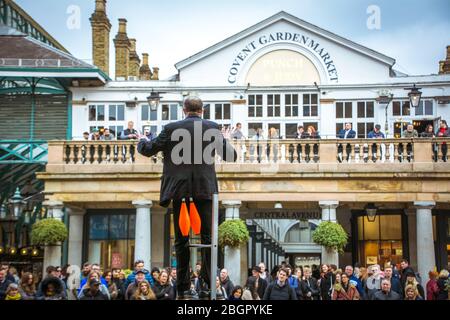London- Covent Garden: Area of the West End famous for its shops Stock Photo