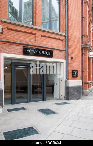 Red Brick Former Post Office Converted Studios Howick Place Francis street, London, SW1 by Squire & Partners Stock Photo