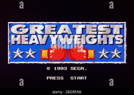 Greatest Heavyweights - Sega Genesis Mega Drive - Editorial Use Only ...