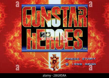 Gunstar Heroes for Sega on sale Genesis