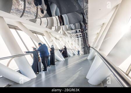 Sky Bridge observation deck in the Kingdom Centre tower in Riyadh Saudi Arabia Stock Photo