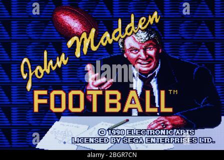 Madden '95 - Sega Genesis Mega Drive - Editorial use only Stock Photo -  Alamy