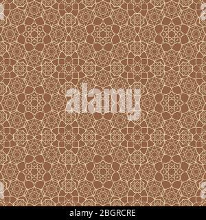 Islamic floral pattern arab background. Vector illustration Stock Vector