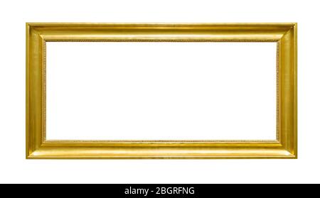 golden picture frame landscape Stock Photo - Alamy