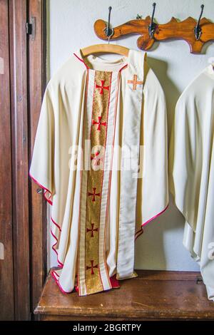 Priest Costume Vicar Church Father Men's Party Cape Coat Fancy Dress Outfit  - AliExpress