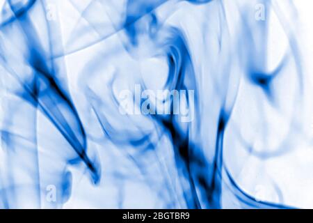 Concept dynamic blurry smoke in flow as Background Stock Photo