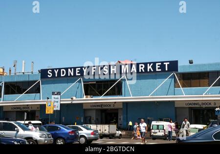 Sydney fish market ,in Sydney New South Wales, Australia Stock Photo