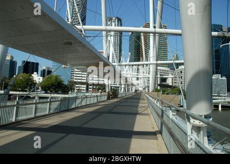 Kurilpa Bridge, Brisbane, Queensland, Australia Stock Photo