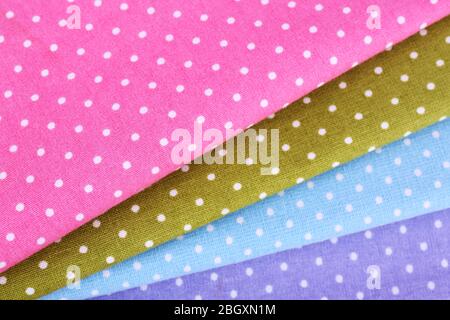 Colorful napkins close-up background Stock Photo