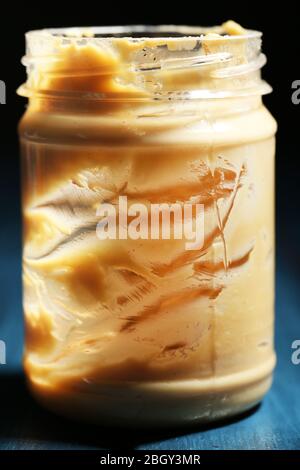 Empty Peanut Butter Jar Stock Photo Alamy