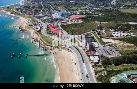 Aerial photo of Port Elizabeth Beachfront Stock Photo