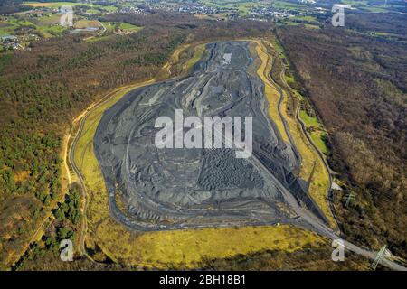 northern heap Haniel in Bottrop, 09.03.2016, aerial view, Germany, North Rhine-Westphalia, Ruhr Area, Bottrop Stock Photo