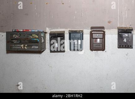 Letterbox, demagad. Preparations for presidential election (ballots and votes delivered by post). Poland Stock Photo