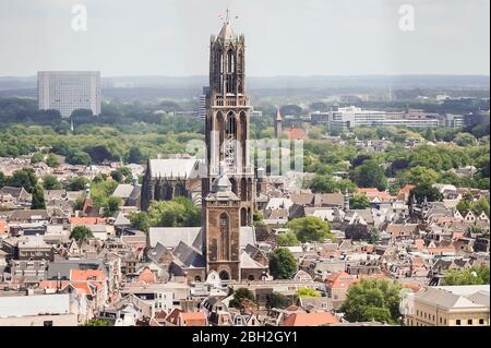 Utrecht, Netherlands. 23rd Apr, 2020. UTRECHT, 27-06-2015, Dutchnews, Domtoren Utrecht overzicht Credit: Pro Shots/Alamy Live News Stock Photo