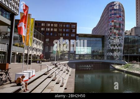 Utrecht, Netherlands. 23rd Apr, 2020. UTRECHT, 23-04-2020, Dutchnews, Hoog Catherijne. singel Credit: Pro Shots/Alamy Live News Stock Photo