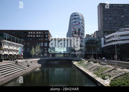 Utrecht, Netherlands. 23rd Apr, 2020. UTRECHT, 23-04-2020, Dutchnews, Hoog Catherijne. singel Credit: Pro Shots/Alamy Live News Stock Photo