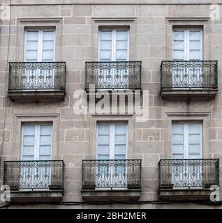 ancient city in the north of spain Stock Photo