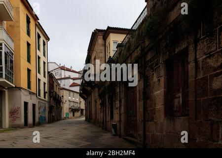 ancient city in the north of spain Stock Photo