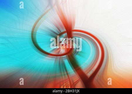Abstract colorful background with swirl Stock Photo