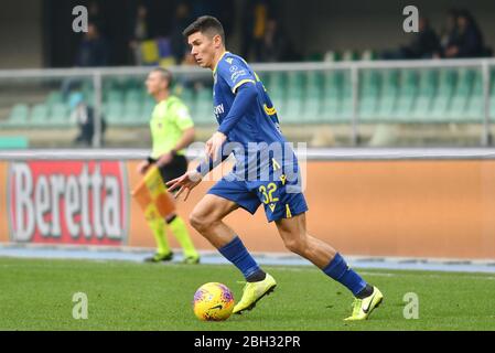 Matteo Pessina Verona During Italian Serie A Soccer Season 2019 20 Italy Italy 01 Jan 2020 Stock Photo Alamy