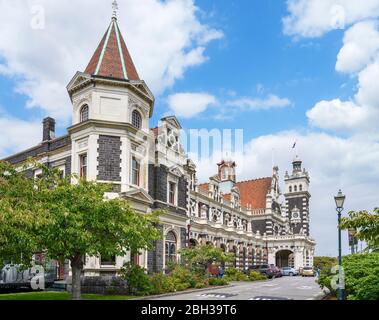 Dunedin Railway Station, Dunedin, New Zealand Stock Photo