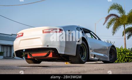 Modified car wraps and tuning Stock Photo