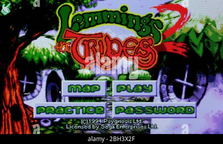 Lemmings 2: The Tribes SUPER NINTENDO SNES GAME Tested Working