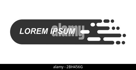 Abstract editable background in motion with space for text. Stock design isolated on a white background for websites and apps Stock Vector