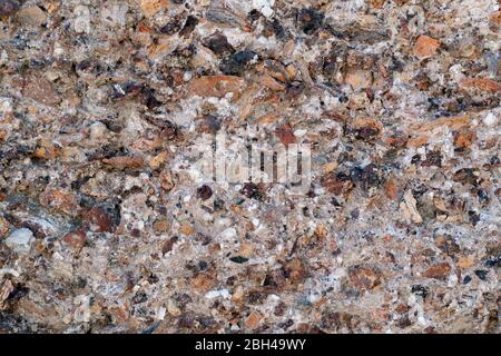 Mix color of gravel texture or background Shot From Above. Small gravel, colorful river gravel used in flooring. Fine gravel, natural stones. Soft Stock Photo