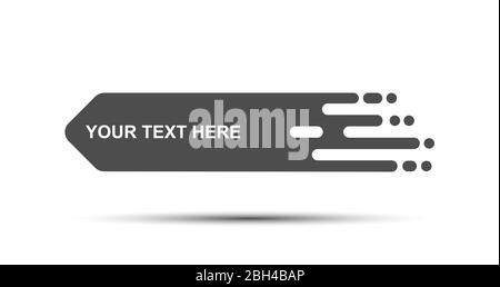 Abstract editable background in motion with space for text. Stock design isolated on a white background for websites and apps Stock Vector