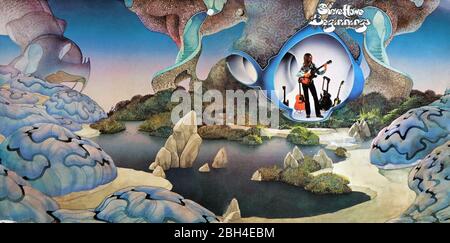 Steve Howe: LP total front and back cover 'Beginnings' Stock Photo