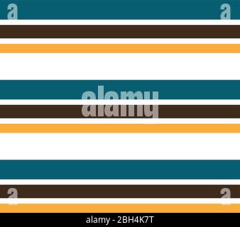 Abstract vector striped seamless pattern with colored horizontal parallel stripes. Colorful pastel background Stock Vector