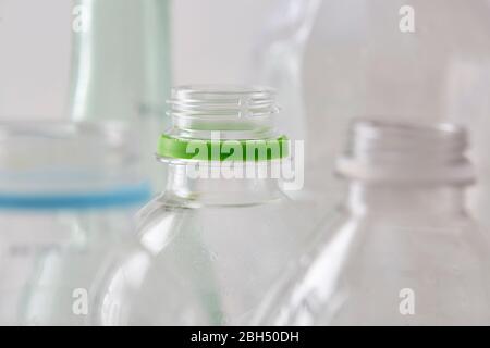 Plastic bottles Stock Photo