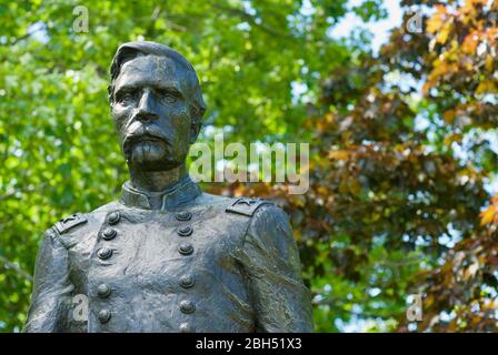 Joshua Chamberlain when president of Bowdoin College, 1870s Stock Photo ...