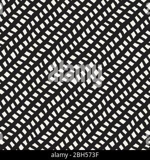 Vector seamless geometric pattern. Hand drawn abstract background. Doodle lines texture. Stock Vector