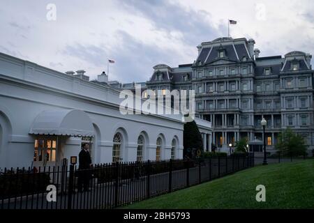 The West Wing of the White House Stock Photo