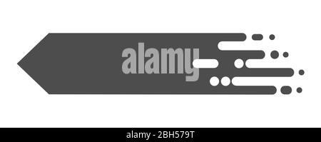 Abstract editable background in motion with space for text. Stock design isolated on a white background for websites and apps Stock Vector