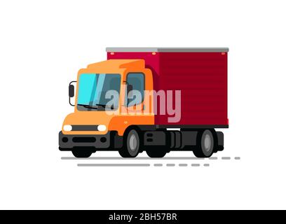 moving truck vector