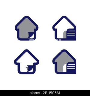 House vector icon. Home web sign Stock Vector