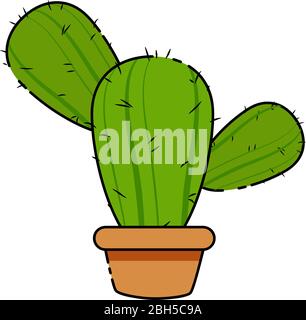 Isolated cactus icon Stock Vector