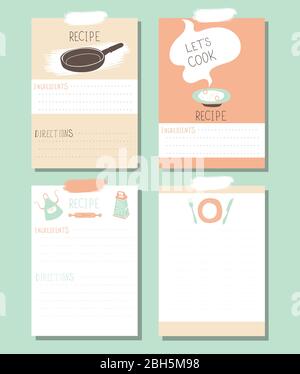 https://l450v.alamy.com/450v/2bh5m98/lets-cook-recipe-cards-kitchen-note-vector-template-2bh5m98.jpg