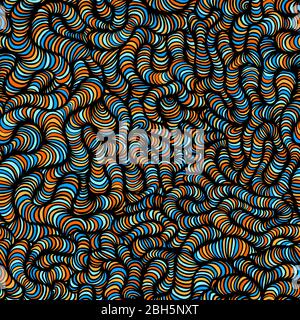 Seamless background. Vector illustration with abstract pattern. Stock Vector