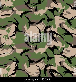 Camouflage seamless pattern background Stock Photo