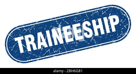 traineeship sign. traineeship grunge blue stamp. Label Stock Vector