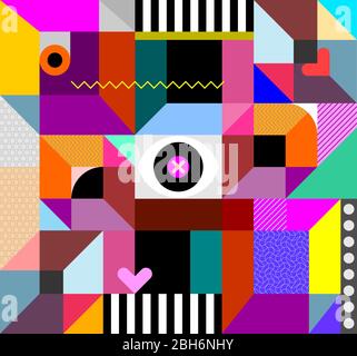 Abstract Geometric Design Stock Vector